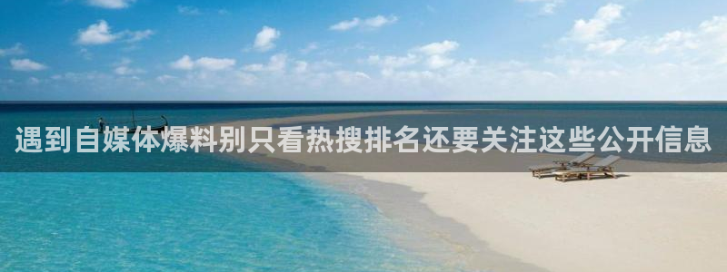 91吃瓜每日爆料:遇到自媒体爆料别只看热搜排名还要关注这些公开信息
