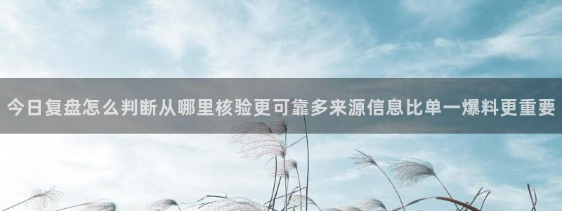 91吃瓜网络信息:今日复盘怎么判断从哪里核验更可靠多来源信息比单一爆料更重要