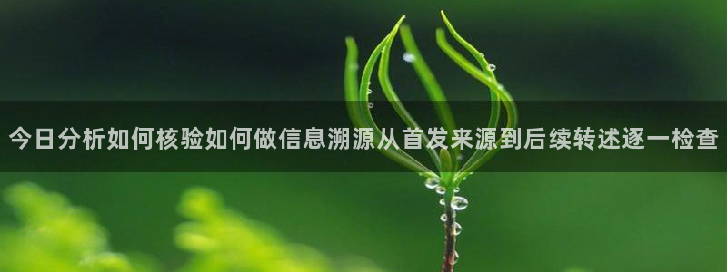 吃瓜网络资讯:今日分析如何核验如何做信息溯源从首发来源到后续转述逐一检查